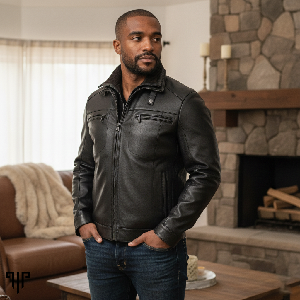 The Sentinel Black Leather Jacket 2