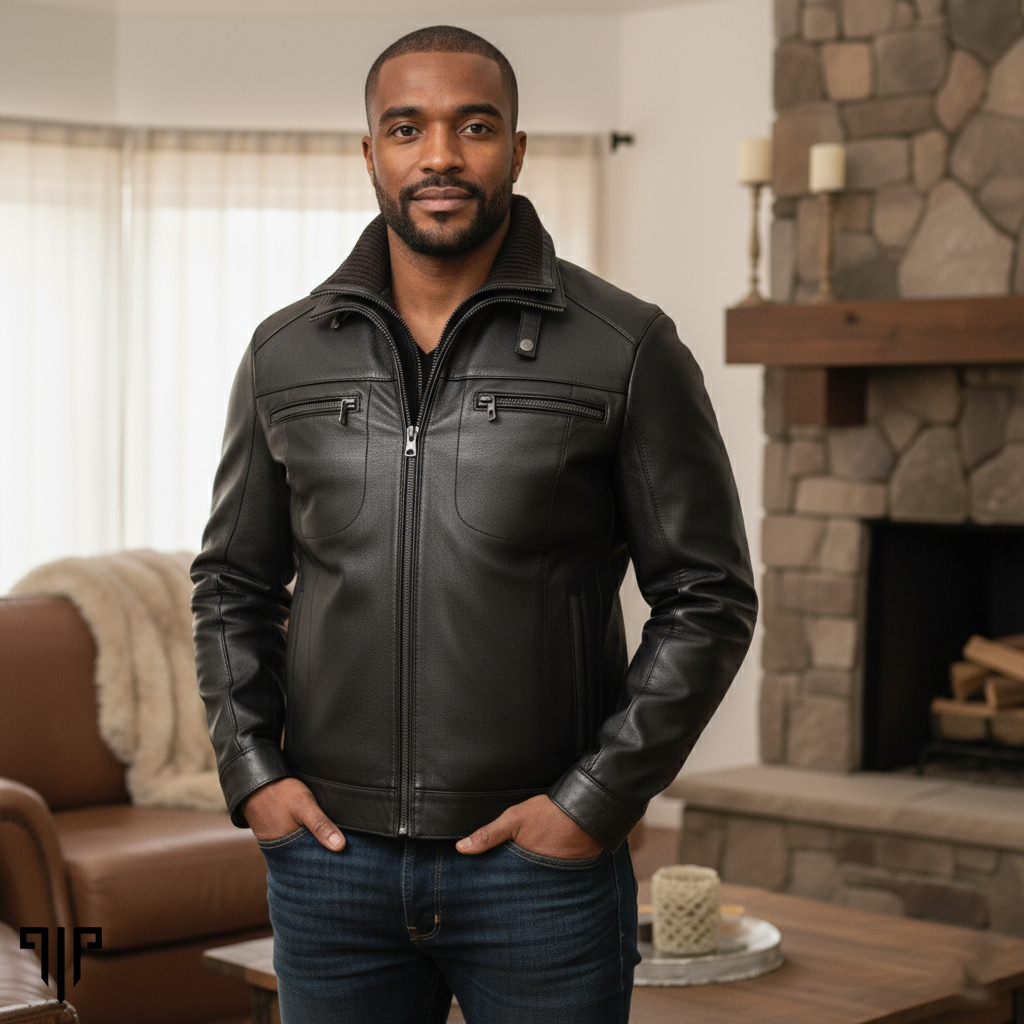 The Sentinel Black Leather Jacket 3