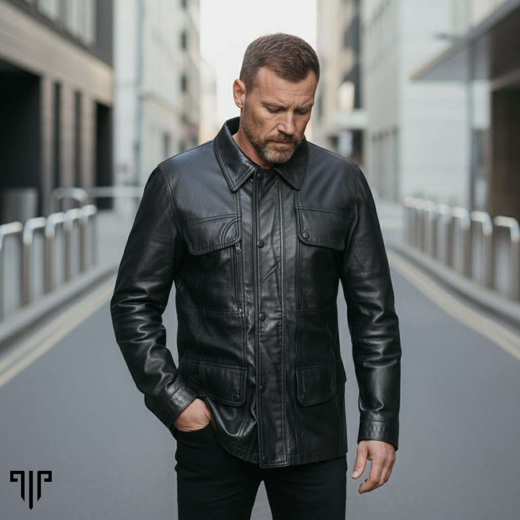 The Frontier Black Leather Jacket 2